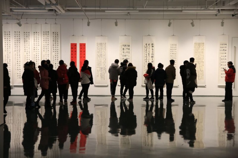 運(yùn)城幼兒師范高等?？茖W(xué)校教師書(shū)法作品展盛裝開(kāi)幕